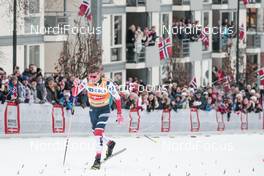 07.03.2018, Drammen, Norway (NOR): Johannes Hoesflot Klaebo (NOR) - FIS world cup cross-country, individual sprint, Drammen (NOR). www.nordicfocus.com. © Modica/NordicFocus. Every downloaded picture is fee-liable.
