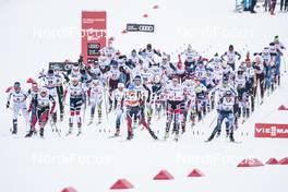 11.03.2018, Oslo, Norway (NOR): Start of the Race   - FIS world cup cross-country, mass women, Oslo (NOR). www.nordicfocus.com. © Modica/NordicFocus. Every downloaded picture is fee-liable.