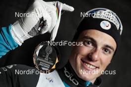 16.03.2018, Falun Sweden (SWE): Lucas Chanavat (FRA) - FIS world cup cross-country, cups, Falun (SWE). www.nordicfocus.com. © Modica/NordicFocus. Every downloaded picture is fee-liable.