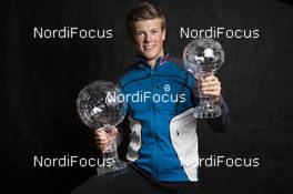 16.03.2018, Falun Sweden (SWE): Johannes Hoesflot Klaebo (NOR) - FIS world cup cross-country, cups, Falun (SWE). www.nordicfocus.com. © Modica/NordicFocus. Every downloaded picture is fee-liable.