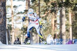 16.03.2018, Falun Sweden (SWE): Ebba Andersson (SWE) - FIS world cup cross-country, individual sprint, Falun (SWE). www.nordicfocus.com. © Modica/NordicFocus. Every downloaded picture is fee-liable.