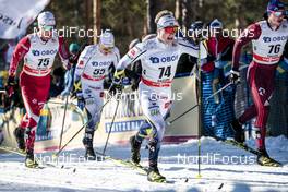 17.03.2018, Falun Sweden (SWE): Bjoern Sandstroem (SWE), Graeme Killick (CAN), (l-r)  - FIS world cup cross-country, mass men, Falun (SWE). www.nordicfocus.com. © Modica/NordicFocus. Every downloaded picture is fee-liable.