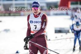 17.03.2018, Falun Sweden (SWE): Alexander Bolshunov (RUS) - FIS world cup cross-country, mass men, Falun (SWE). www.nordicfocus.com. © Modica/NordicFocus. Every downloaded picture is fee-liable.