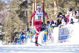 17.03.2018, Falun Sweden (SWE): Zina Kocher (CAN) - FIS world cup cross-country, mass women, Falun (SWE). www.nordicfocus.com. © Modica/NordicFocus. Every downloaded picture is fee-liable.