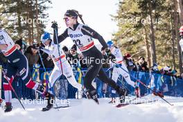 17.03.2018, Falun Sweden (SWE): Nadine Faehndrich (SUI) - FIS world cup cross-country, mass women, Falun (SWE). www.nordicfocus.com. © Modica/NordicFocus. Every downloaded picture is fee-liable.
