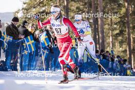 17.03.2018, Falun Sweden (SWE): Cendrine Browne (CAN) - FIS world cup cross-country, mass women, Falun (SWE). www.nordicfocus.com. © Modica/NordicFocus. Every downloaded picture is fee-liable.