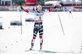 18.03.2018, Falun Sweden (SWE): Marit Bjoergen (NOR) - FIS world cup cross-country, pursuit women, Falun (SWE). www.nordicfocus.com. © Modica/NordicFocus. Every downloaded picture is fee-liable.