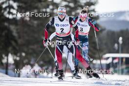 18.03.2018, Falun Sweden (SWE): Ingvild Flugstad Oestberg (NOR) - FIS world cup cross-country, pursuit women, Falun (SWE). www.nordicfocus.com. © Modica/NordicFocus. Every downloaded picture is fee-liable.