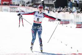 18.03.2018, Falun Sweden (SWE): Sadie Bjornsen (USA) - FIS world cup cross-country, pursuit women, Falun (SWE). www.nordicfocus.com. © Modica/NordicFocus. Every downloaded picture is fee-liable.