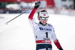 18.03.2018, Falun Sweden (SWE): Marit Bjoergen (NOR) - FIS world cup cross-country, pursuit women, Falun (SWE). www.nordicfocus.com. © Modica/NordicFocus. Every downloaded picture is fee-liable.