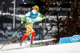13.02.2018, Pyeongchang, Korea (KOR): Yordan Chuchuganov (BUL) - XXIII. Olympic Winter Games Pyeongchang 2018, cross-country, individual sprint,  Pyeongchang (KOR). www.nordicfocus.com. © Modica/NordicFocus. Every downloaded picture is fee-liable.
