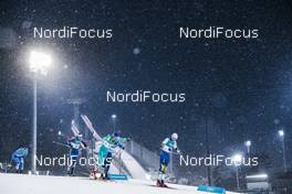13.02.2018, Pyeongchang, Korea (KOR): Erik Bjornsen (USA), Alexey Poltoranin (KAZ), Richard Jouve (FRA), Teodor Peterson (SWE), +g+, (l-r)  - XXIII. Olympic Winter Games Pyeongchang 2018, cross-country, individual sprint,  Pyeongchang (KOR). www.nordicfocus.com. © Modica/NordicFocus. Every downloaded picture is fee-liable.