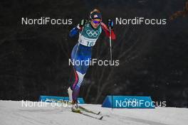 13.02.2018, Pyeongchang, Korea (KOR): Sophie Caldwell (USA) - XXIII. Olympic Winter Games Pyeongchang 2018, cross-country, individual sprint,  Pyeongchang (KOR). www.nordicfocus.com. © Thibaut/NordicFocus. Every downloaded picture is fee-liable.