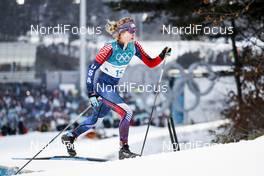 13.02.2018, Pyeongchang, Korea (KOR): Jessica Diggins (USA) - XXIII. Olympic Winter Games Pyeongchang 2018, cross-country, individual sprint,  Pyeongchang (KOR). www.nordicfocus.com. © Modica/NordicFocus. Every downloaded picture is fee-liable.