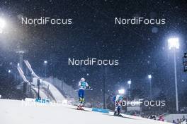 13.02.2018, Pyeongchang, Korea (KOR): Hanna Falk (SWE), Jessica Diggins (USA), (l-r)  - XXIII. Olympic Winter Games Pyeongchang 2018, cross-country, individual sprint,  Pyeongchang (KOR). www.nordicfocus.com. © Modica/NordicFocus. Every downloaded picture is fee-liable.