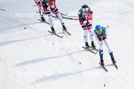 24.02.2018, Pyeongchang, Korea (KOR): Iivo Niskanen (FIN), Emil Iversen (NOR), (l-r)  - XXIII. Olympic Winter Games Pyeongchang 2018, cross-country, mass men,  Pyeongchang (KOR). www.nordicfocus.com. © Modica/NordicFocus. Every downloaded picture is fee-liable.