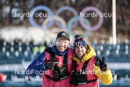 25.02.2018, Pyeongchang, Korea (KOR): Michal Lamplot and Jeff Ellis   - XXIII. Olympic Winter Games Pyeongchang 2018, cross-country, mass women,  Pyeongchang (KOR). www.nordicfocus.com. © Modica/NordicFocus. Every downloaded picture is fee-liable.