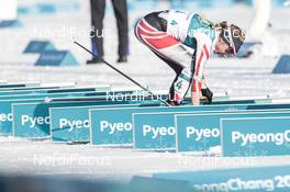 25.02.2018, Pyeongchang, Korea (KOR): Teresa Stadlober (AUT) - XXIII. Olympic Winter Games Pyeongchang 2018, cross-country, mass women,  Pyeongchang (KOR). www.nordicfocus.com. © Modica/NordicFocus. Every downloaded picture is fee-liable.