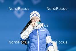 10.02.2018, Pyeongchang, Korea (KOR): Krista Parmakoski (FIN) - XXIII. Olympic Winter Games Pyeongchang 2018, cross-country, medals, Pyeongchang (KOR). www.nordicfocus.com. © Modica/NordicFocus. Every downloaded picture is fee-liable.