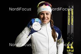 19.02.2018, Pyeongchang, Korea (KOR): Anna Haag (SWE) - XXIII. Olympic Winter Games Pyeongchang 2018, cross-country, medals, Pyeongchang (KOR). www.nordicfocus.com. © Modica/NordicFocus. Every downloaded picture is fee-liable.