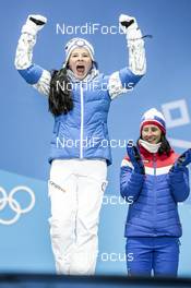 15.02.2018, Pyeongchang, Korea (KOR): Krista Parmakoski (FIN) - XXIII. Olympic Winter Games Pyeongchang 2018, cross-country, medals, Pyeongchang (KOR). www.nordicfocus.com. © Modica/NordicFocus. Every downloaded picture is fee-liable.
