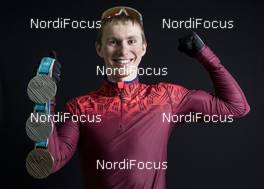 23.02.2018, Pyeongchang, Korea (KOR): Denis Spitsov (RUS) - XXIII. Olympic Winter Games Pyeongchang 2018, cross-country, medals, Pyeongchang (KOR). www.nordicfocus.com. © Modica/NordicFocus. Every downloaded picture is fee-liable.