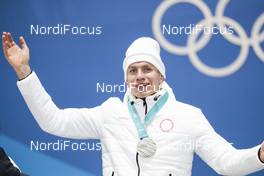 22.02.2018, Pyeongchang, Korea (KOR): Alexander Bolshunov (RUS) - XXIII. Olympic Winter Games Pyeongchang 2018, cross-country, medals, Pyeongchang (KOR). www.nordicfocus.com. © Modica/NordicFocus. Every downloaded picture is fee-liable.