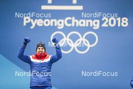 10.02.2018, Pyeongchang, Korea (KOR): Simen Hegstad Krueger (NOR) - XXIII. Olympic Winter Games Pyeongchang 2018, cross-country, medals, Pyeongchang (KOR). www.nordicfocus.com. © Modica/NordicFocus. Every downloaded picture is fee-liable.
