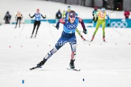 17.02.2018, Pyeongchang, Korea (KOR): Jessica Diggins (USA) - XXIII. Olympic Winter Games Pyeongchang 2018, cross-country, 4x5km women, Pyeongchang (KOR). www.nordicfocus.com. © Modica/NordicFocus. Every downloaded picture is fee-liable.