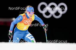 17.02.2018, Pyeongchang, Korea (KOR): Elisa Brocard (ITA) - XXIII. Olympic Winter Games Pyeongchang 2018, cross-country, 4x5km women, Pyeongchang (KOR). www.nordicfocus.com. © Modica/NordicFocus. Every downloaded picture is fee-liable.