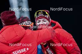 17.02.2018, Pyeongchang, Korea (KOR): Laurien Van Der Graaff (SUI), Nadine Faehndrich  (SUI), Nathalie Von Siebenthal (SUI), Lydia Hiernickel (SUI), (l-r)  - XXIII. Olympic Winter Games Pyeongchang 2018, cross-country, 4x5km women, Pyeongchang (KOR). www.nordicfocus.com. © Modica/NordicFocus. Every downloaded picture is fee-liable.
