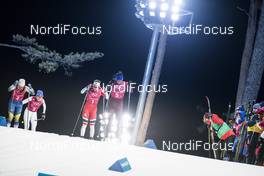 17.02.2018, Pyeongchang, Korea (KOR): Ingvild Flugstad Oestberg (NOR), Natalia Nepryaeva (RUS), (l-r)  - XXIII. Olympic Winter Games Pyeongchang 2018, cross-country, 4x5km women, Pyeongchang (KOR). www.nordicfocus.com. © Modica/NordicFocus. Every downloaded picture is fee-liable.