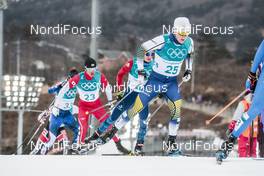 11.02.2018, Pyeongchang, Korea (KOR): Jens Burman (SWE) - XXIII. Olympic Winter Games Pyeongchang 2018, cross-country, skiathlon men, Pyeongchang (KOR). www.nordicfocus.com. © Modica/NordicFocus. Every downloaded picture is fee-liable.