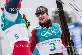 11.02.2018, Pyeongchang, Korea (KOR): Dario Cologna (SUI) - XXIII. Olympic Winter Games Pyeongchang 2018, cross-country, skiathlon men, Pyeongchang (KOR). www.nordicfocus.com. © Modica/NordicFocus. Every downloaded picture is fee-liable.