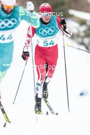 11.02.2018, Pyeongchang, Korea (KOR): Graeme Killick (CAN) - XXIII. Olympic Winter Games Pyeongchang 2018, cross-country, skiathlon men, Pyeongchang (KOR). www.nordicfocus.com. © Modica/NordicFocus. Every downloaded picture is fee-liable.
