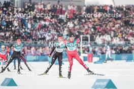 10.02.2018, Pyeongchang, Korea (KOR): Katharina Hennig (GER), Masako Ishida (JPN), (l-r)  - XXIII. Olympic Winter Games Pyeong Chang 2018, cross-country, skiathlon women, Pyeong Chang (KOR). www.nordicfocus.com. © Modica/NordicFocus. Every downloaded picture is fee-liable.