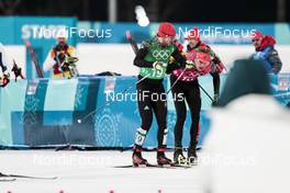 21.02.2018, Pyeongchang, Korea (KOR): Sebastian Eisenlauer (GER), Thomas Bing (GER), (l-r)  - XXIII. Olympic Winter Games Pyeongchang 2018, cross-country, team sprint,  Pyeongchang (KOR). www.nordicfocus.com. © Modica/NordicFocus. Every downloaded picture is fee-liable.