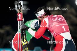 21.02.2018, Pyeongchang, Korea (KOR): Marit Bjoergen (NOR), Maiken Caspersen Falla (NOR), (l-r)  - XXIII. Olympic Winter Games Pyeongchang 2018, cross-country, team sprint,  Pyeongchang (KOR). www.nordicfocus.com. © Modica/NordicFocus. Every downloaded picture is fee-liable.