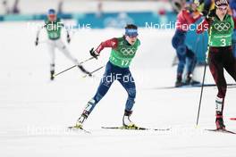 21.02.2018, Pyeongchang, Korea (KOR): Coraline Thomas Hugue (FRA) - XXIII. Olympic Winter Games Pyeongchang 2018, cross-country, team sprint,  Pyeongchang (KOR). www.nordicfocus.com. © Modica/NordicFocus. Every downloaded picture is fee-liable.