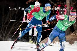 21.02.2018, Pyeongchang, Korea (KOR): Simeon Hamilton (USA), Richard Jouve (FRA), (l-r)  - XXIII. Olympic Winter Games Pyeongchang 2018, cross-country, team sprint,  Pyeongchang (KOR). www.nordicfocus.com. © Modica/NordicFocus. Every downloaded picture is fee-liable.