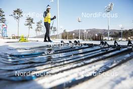 22.02.2018, Pyeongchang, Korea (KOR): Salomon Technicians testing   - XXIII. Olympic Winter Games Pyeongchang 2018, cross-country, team sprint,  Pyeongchang (KOR). www.nordicfocus.com. © Modica/NordicFocus. Every downloaded picture is fee-liable.