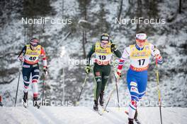 25.11.2018, Ruka, Finland (FIN): Heidi Weng (NOR), Sandra Ringwald (GER), Petra Novakova (CZE), (l-r)  - FIS world cup cross-country, 10km women, Ruka (FIN). www.nordicfocus.com. © Modica/NordicFocus. Every downloaded picture is fee-liable.