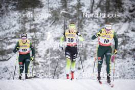 25.11.2018, Ruka, Finland (FIN): Sandra Ringwald (GER), Alenka Cebasek (SLO), Antonia Fraebel (GER), (l-r)  - FIS world cup cross-country, 10km women, Ruka (FIN). www.nordicfocus.com. © Modica/NordicFocus. Every downloaded picture is fee-liable.