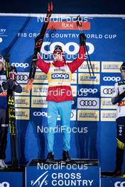 25.11.2018, Ruka, Finland (FIN): Alexander Bolshunov (RUS) - FIS world cup cross-country, 15km men, Ruka (FIN). www.nordicfocus.com. © Modica/NordicFocus. Every downloaded picture is fee-liable.
