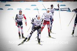 30.11.2018, Lillehammer, Norway (NOR): Didrik Toenseth (NOR), Gjoeran Tefre (NOR), Joni Maeki (FIN), (l-r)  - FIS world cup cross-country, individual sprint, Lillehammer (NOR). www.nordicfocus.com. © Modica/NordicFocus. Every downloaded picture is fee-liable.