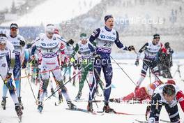 02.12.2018, Lillehammer, Norway (NOR): Viktor Thorn (SWE), Iivo Niskanen (FIN), (l-r)  - FIS world cup cross-country, pursuit men, Lillehammer (NOR). www.nordicfocus.com. © Modica/NordicFocus. Every downloaded picture is fee-liable.