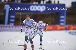 01.12.2018, Lillehammer, Norway (NOR): Hanna Falk (SWE), Evelina Settlin (SWE) - FIS world cup cross-country, 10km women, Lillehammer (NOR). www.nordicfocus.com. © Tumashov /NordicFocus. Every downloaded picture is fee-liable.