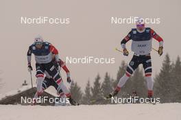 29.11.2018, Lillehammer, Norway (NOR): Training day in Lillehammer, Emil Iversen (NOR), Sindre Bjoernstad Skar (NOR) - FIS world cup cross-country, training, Lillehammer (NOR). www.nordicfocus.com. © Tumashov/NordicFocus. Every downloaded picture is fee-liable.