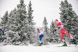 08.12.2018, Beitostolen, Norway (NOR): Roman Furger (SUI), Denis Spitsov (RUS), (l-r)  - FIS world cup cross-country, 30km men, Beitostolen (NOR). www.nordicfocus.com. © Modica/NordicFocus. Every downloaded picture is fee-liable.