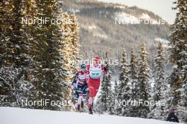 09.12.2018, Beitostolen, Norway (NOR): Martin Johnsrud Sundby (NOR), Alexander Bolshunov (RUS), (l-r)  - FIS world cup cross-country, 4x7.5km men, Beitostolen (NOR). www.nordicfocus.com. © Modica/NordicFocus. Every downloaded picture is fee-liable.